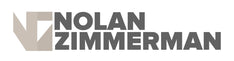 Logo of Nolan Zimmerman with a stylized 'N' on a white background